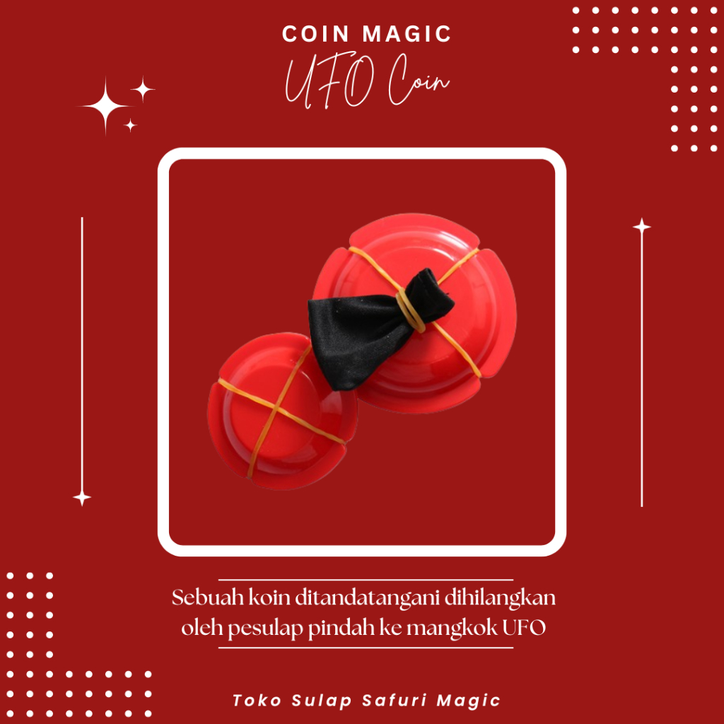 Alat Sulap UFO Coin - Sulap Koin - Trik Koin - Coin Magic - Toko Sulap