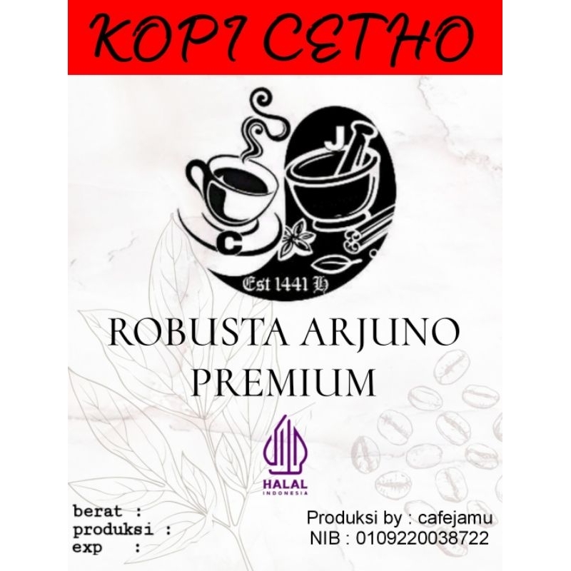 

KOPI CETHO 70 gr (kopi murni berkualitas)