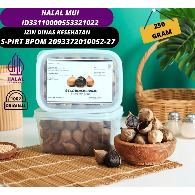 

Black Garlic Bawang Hitam Tunggal Lanang 250ml