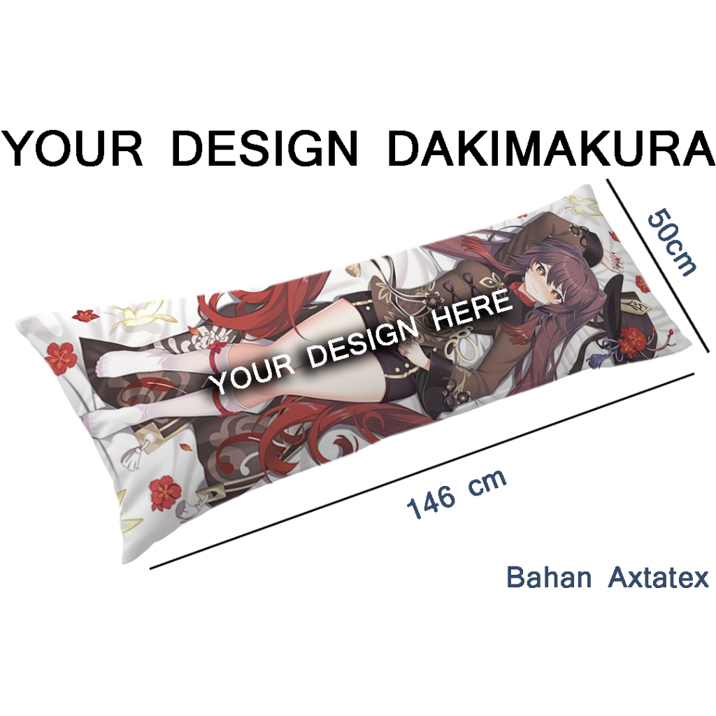 Dakimakura Custom Sarung Bantal Dakimakura Custom Anime Dengan Desain Sendiri Guling