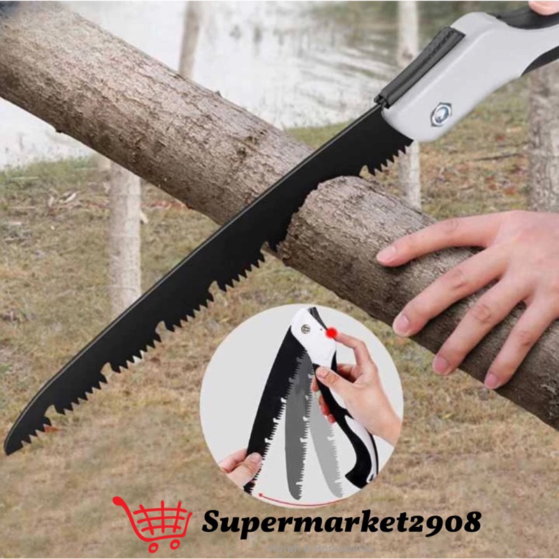 GERGAJI LIPAT Portabel Folding Wood Hand Saw 210 mm - Gergaji Pohon Genggam - Gergaji Lipat Kayu Per