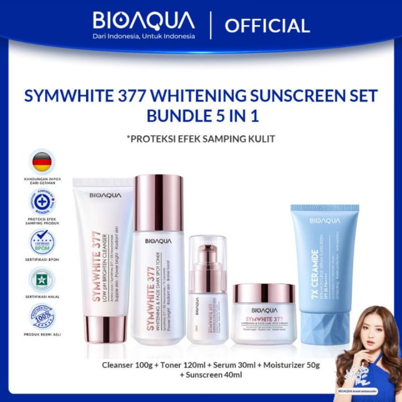 ❤️ ENSTORE ❤️ SKINCARE BIOAQUA SYMWHITE 377 1 paket isi 5