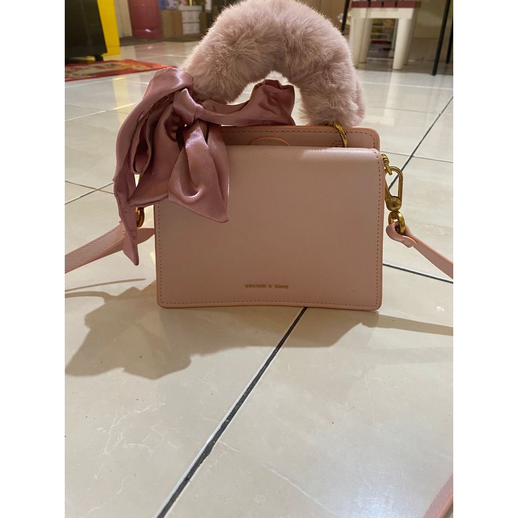 Charles & Keith Mini Bag Pink