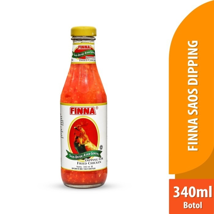 

Finna Saus Sambal Ayam Goreng 340 ml - Finna Dipping For Chicken Sambel Bangkok