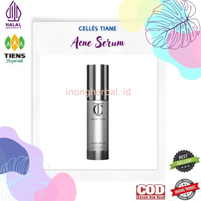 CELLES TIANE ACNE SERUM | SERUM PEMBASMI JERAWAT & GARIS KERUTAN