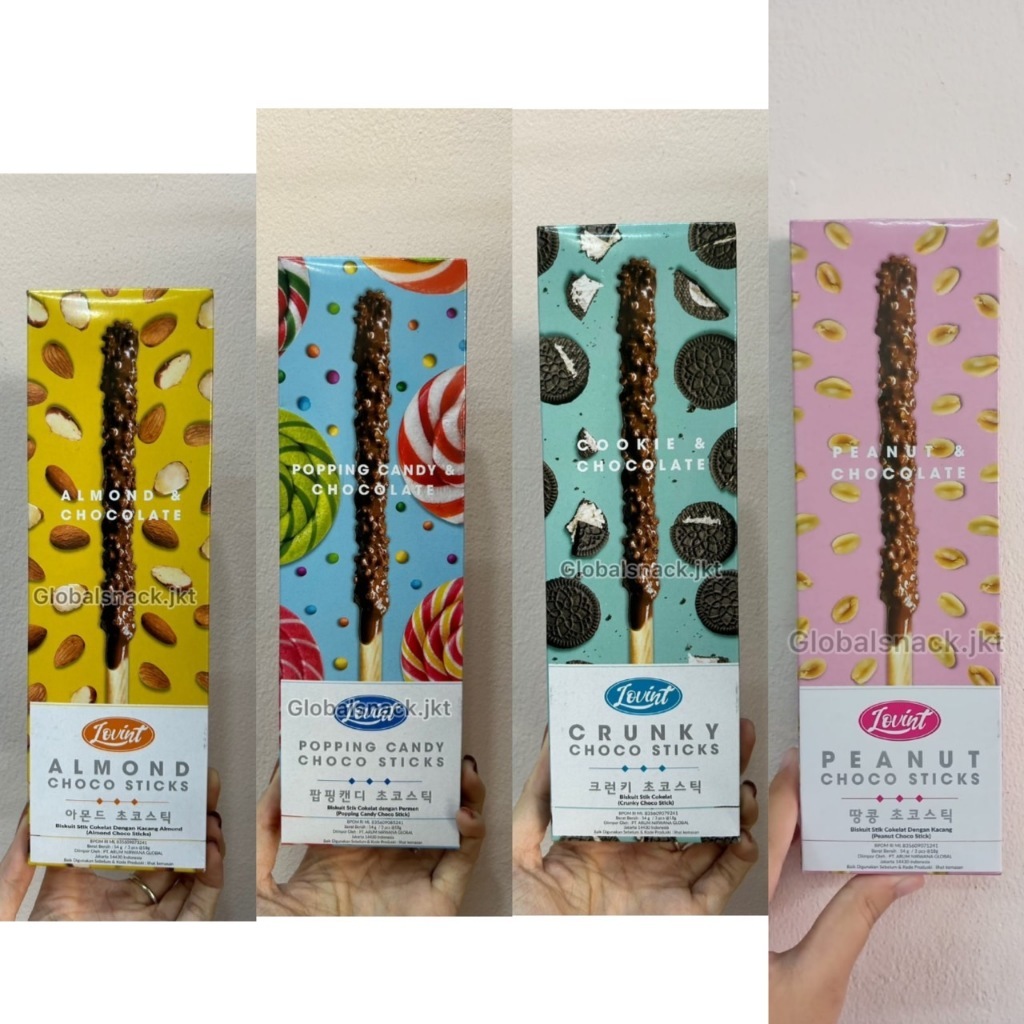 

Lovint Choco Stick Biskuit Stick Korea - Netto 54gr