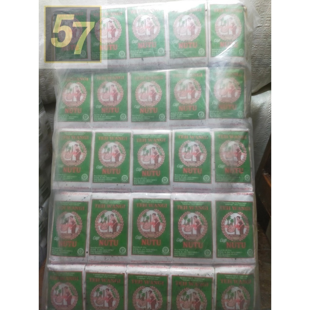 

Teh cap Nutu kemasan Bal isi 10 pak @ 10 pcs