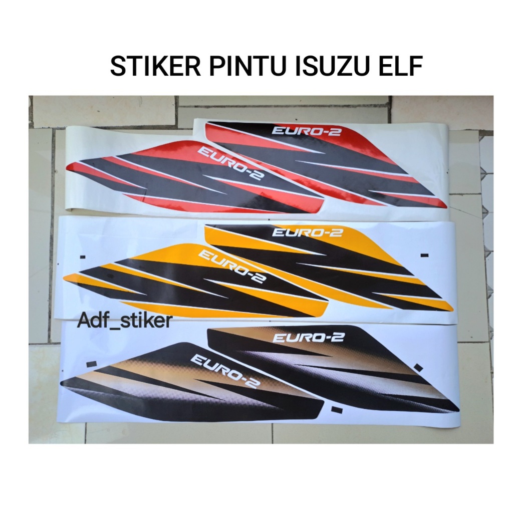 Stiker Pintu ISUZU ELF Euro2 NKR 71 / stiker isuzu Elf / stiker isuzu elf euro2 / stiker elf nkr 71 