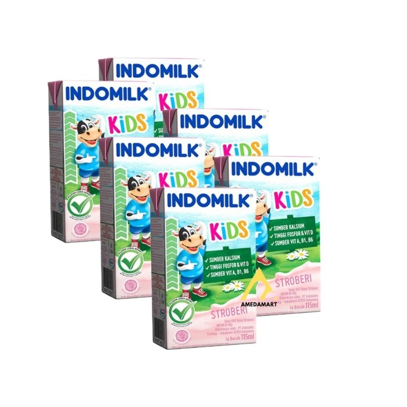 

Indomilk Strawberry Susu UHT 115 mL [ 6 Pcs ]