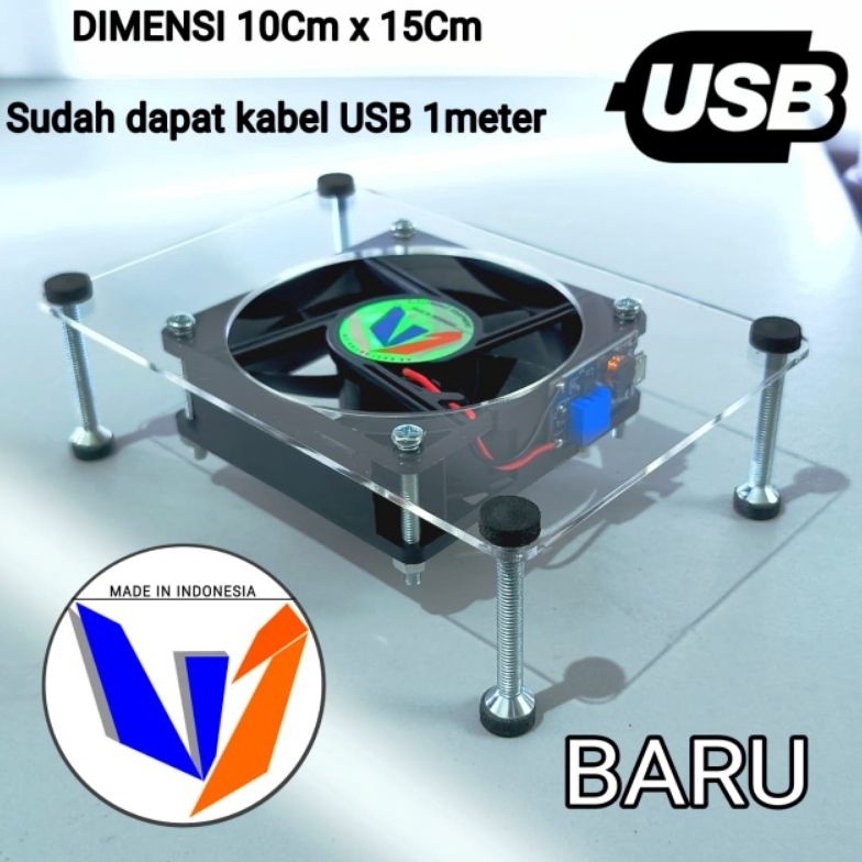 KODE H63Q Kipas usb pendingin STB Modem router wifi tv box decoder tv tunner AKRILIK SIAP TAHAN dipa