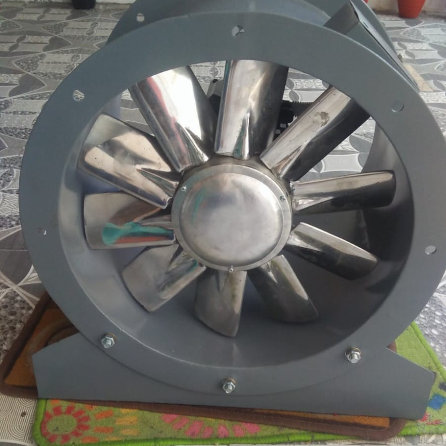 axial fan direct 12inch 1hp/0,75kw/2800rpm/1850cfm/1''wg motology