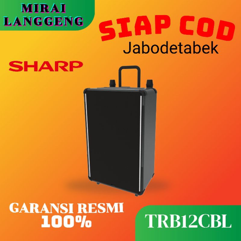 SHARP CBOX TRB12CBL/CBOX-TRB12CBL
SPEAKER KARAOKE Portable 12 inch