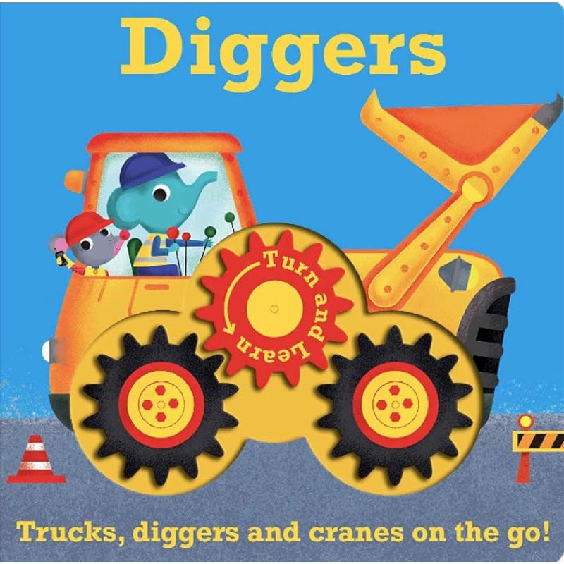 Diggers Board Book by Bookoli