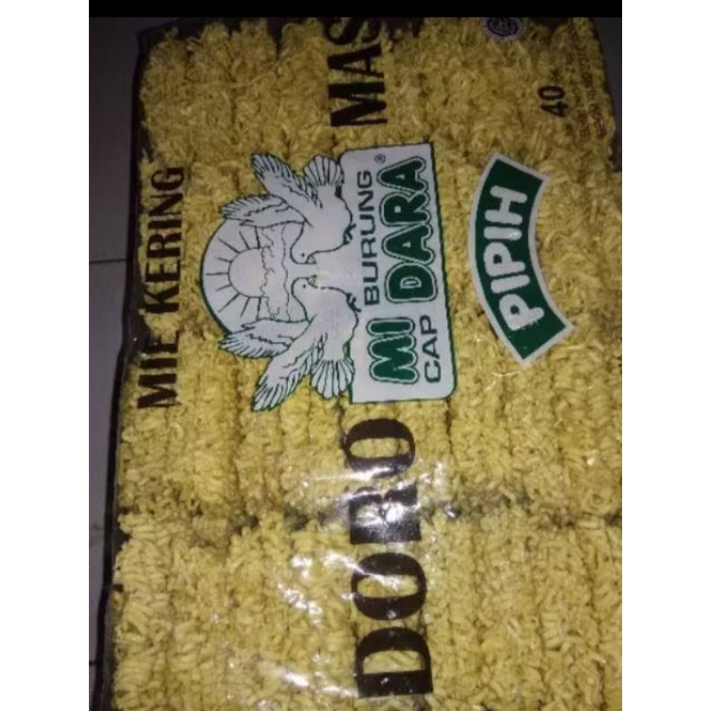 

mie pipih doro mas mie cap burung dara 2kg / 40 pcs