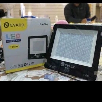Lampu led sorot evaco 500 watt floodlight outdoor