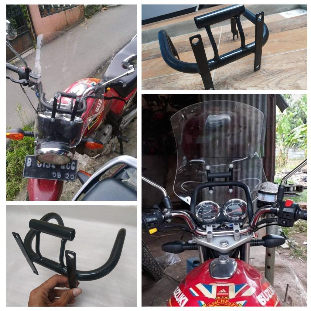 BREKET VISOR PANGKON VISOR SUZUKI THUNDER 125