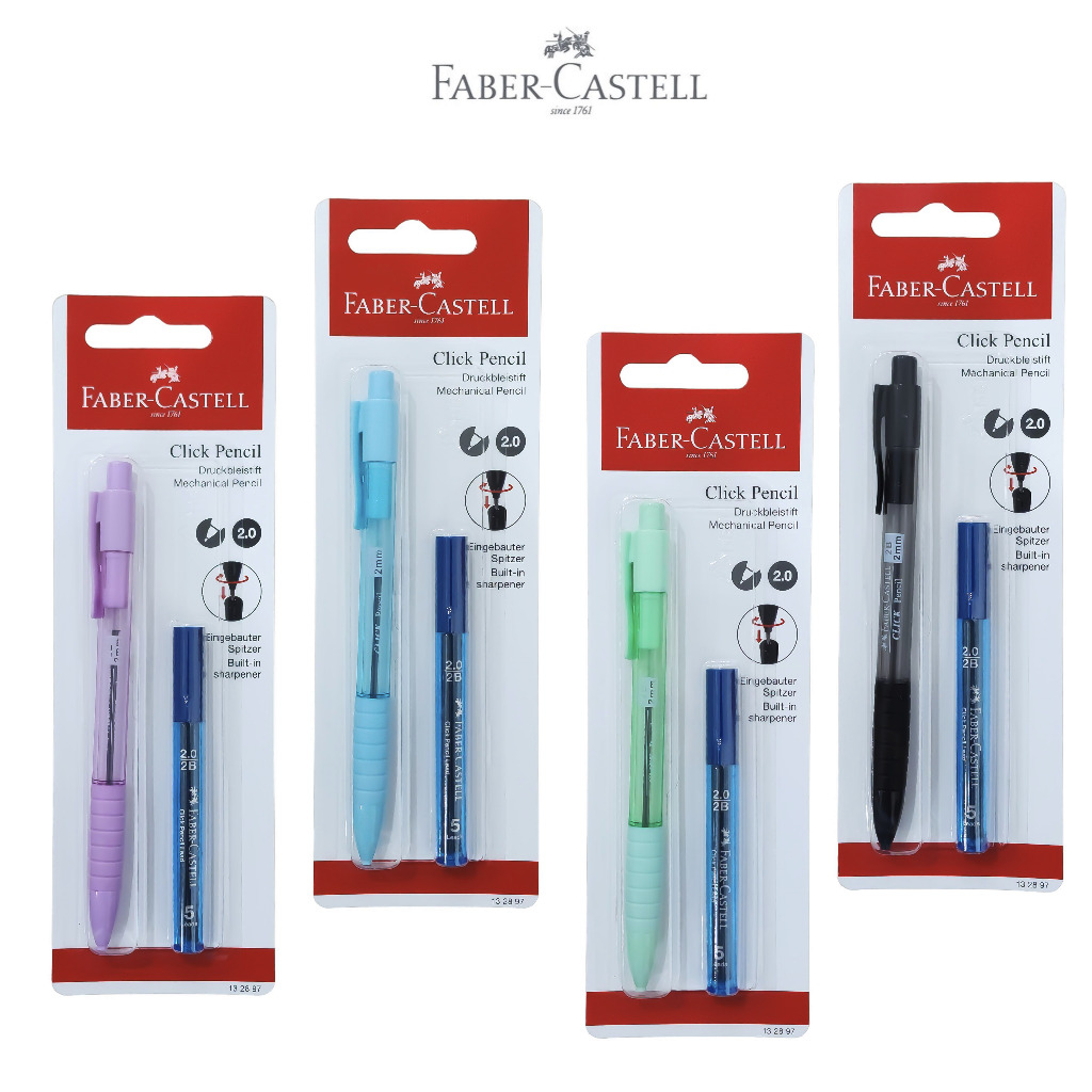 

Pensil Mekanik Faber Castell Blister 2.0 Click