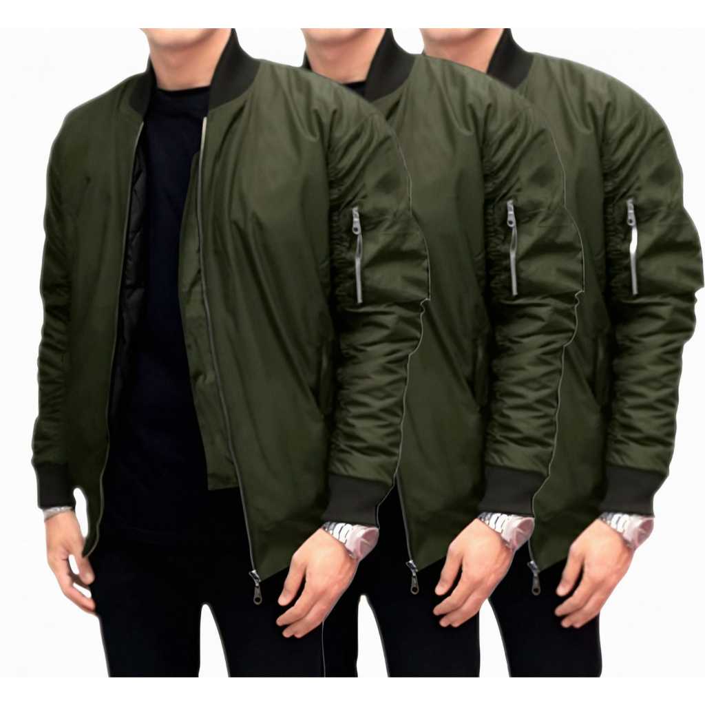 JAKET BOMBER PRIA / JAKET BOMBER POLOS / JACKET BOMBER [COD]