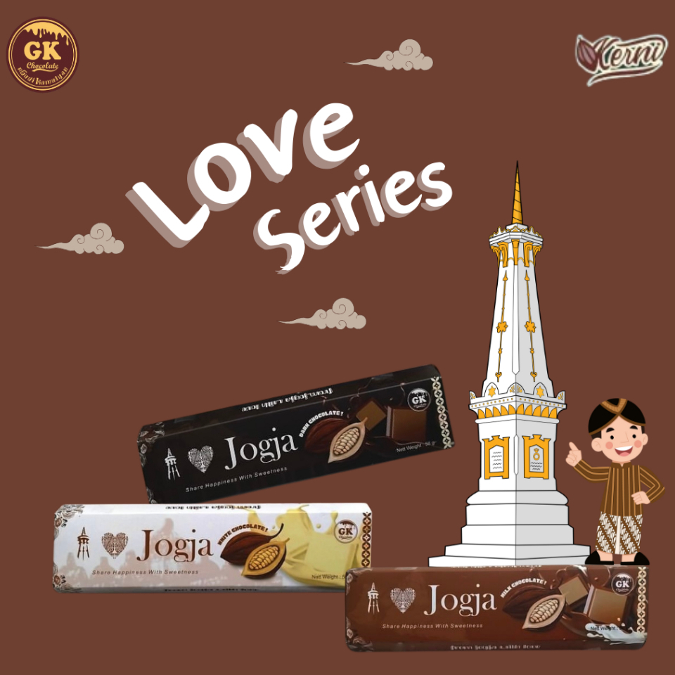 

COKELAT I LOVE JOGJA | Coklat Oleh-oleh Khas Jogja