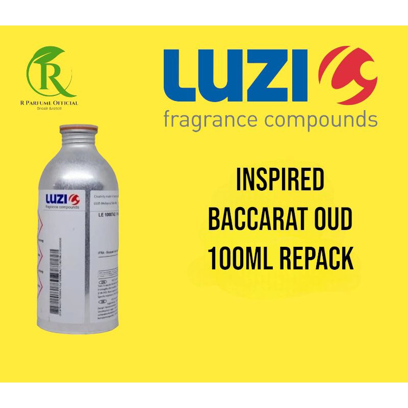 Bibit Parfum Baccarat oud By Luzi 100ml