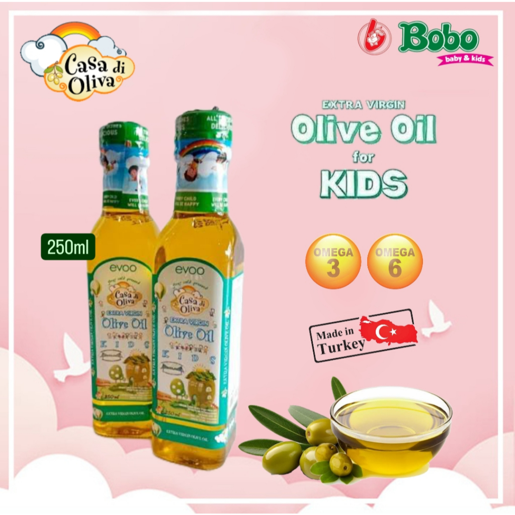 

(Free Bubble Wrap) Evoo Casa Di Olive Oil 250ml - Minyak MPASI
