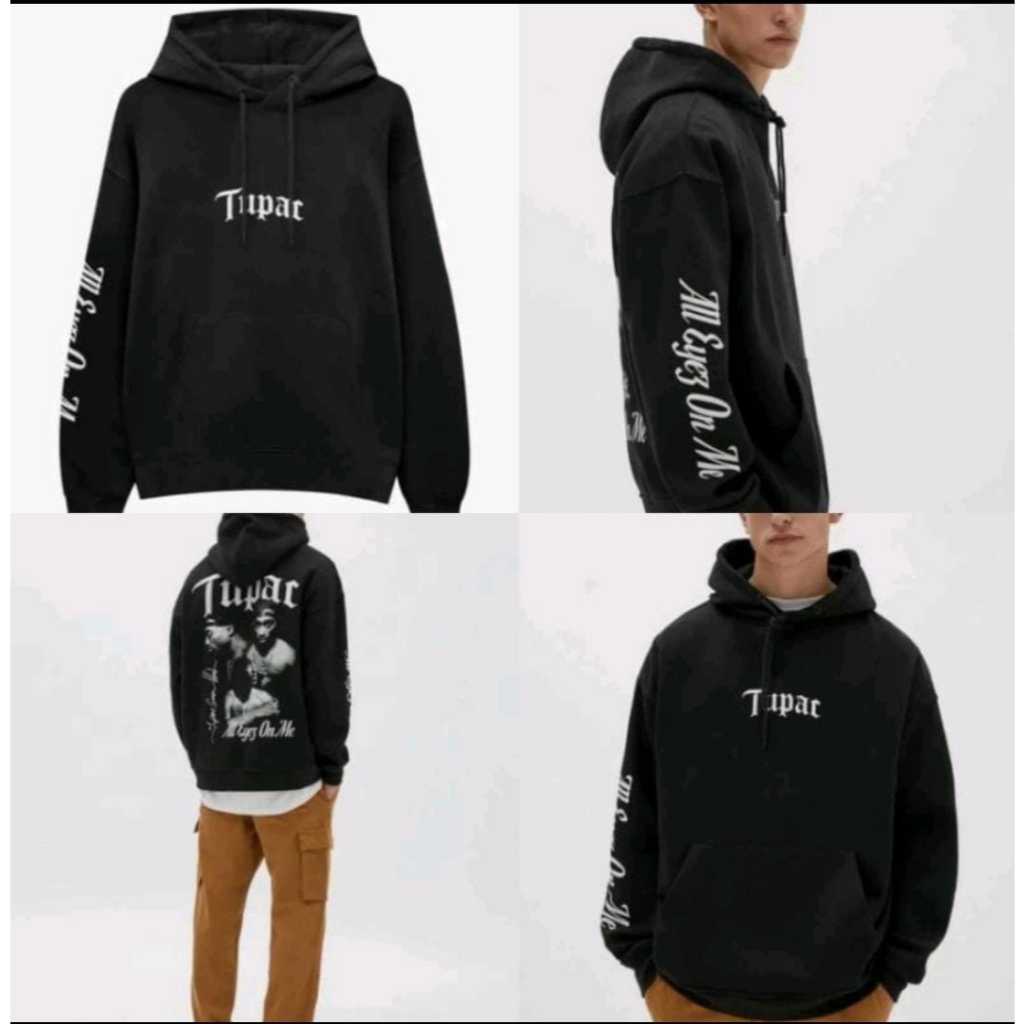 Hoodie Tupac Black Editiion Premium Hing Quality