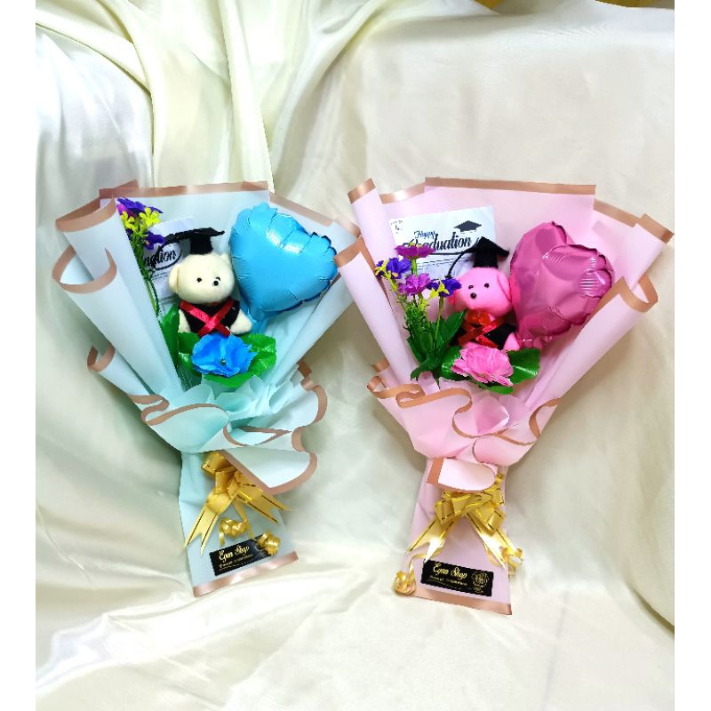 Buket Wisuda / Buket Bunga Wisuda /Buket wisuda cewe / Buket wishda Cowok /Buket Bunga / Buket  wisu