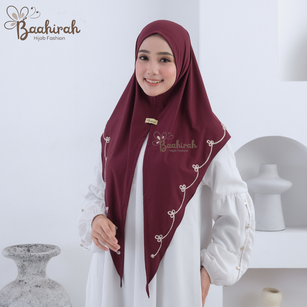 HIJAB INSTAN JERSEY BAAHIRAH STIK SULAM