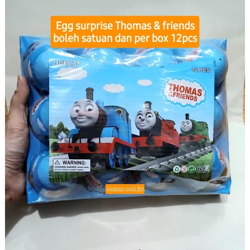 Mainan Thomas n Friends telur surprise - mainan anak telur egg surprise - egg surprise Thomas- maina