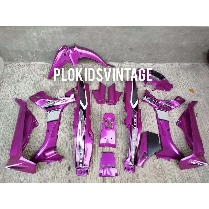 FULL BODY HALUS YAMAHA FIZ R FIZR TAHUN 2002 UNGU CUSTOM