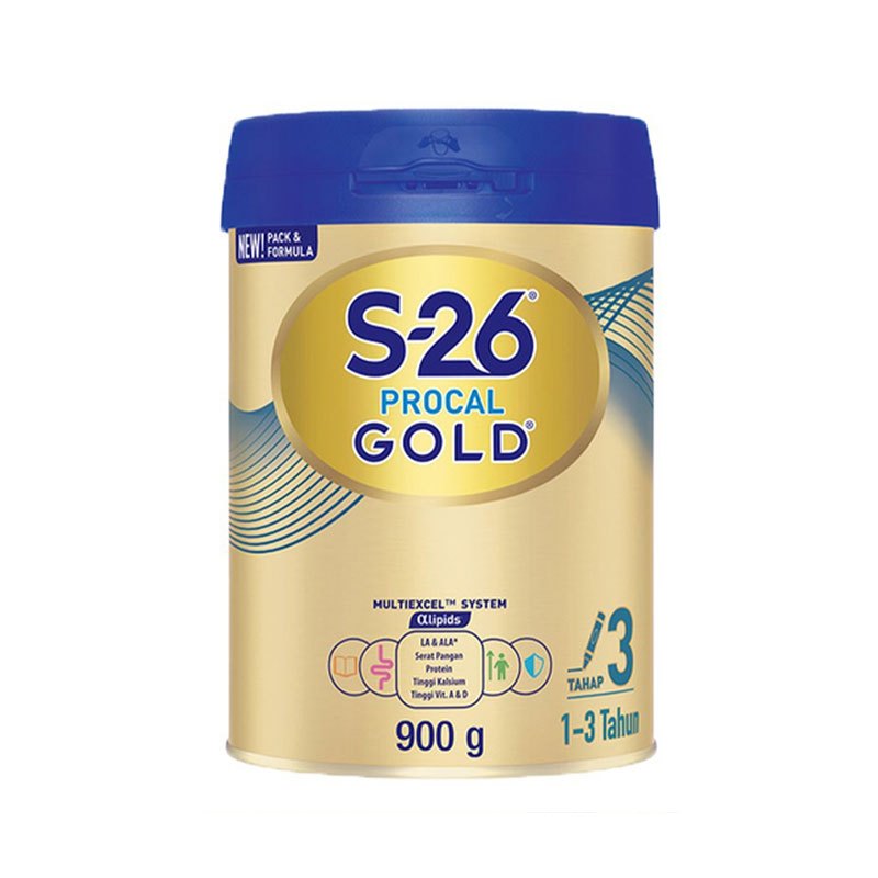 S26 Procal Gold Tahap 3 900gr (1-3 Tahun) - Susu Anak