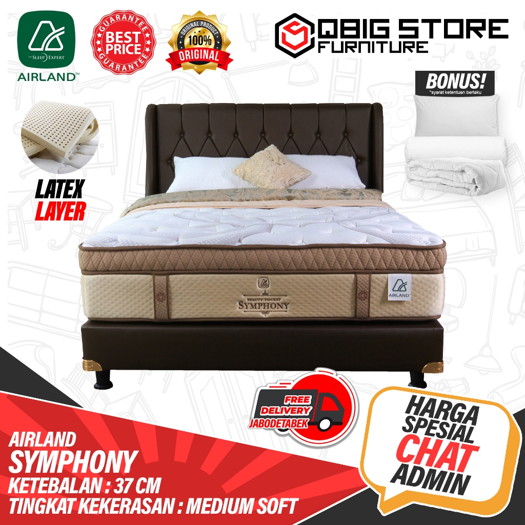 Kasur Springbed Airland Beauty Pocket Symphony Spring bed matras