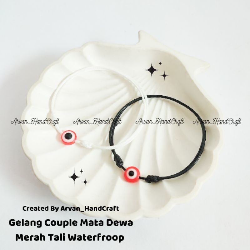 Gelang Couple Mata Dewa Merah // Gelang Tali Couple Mata Dewa Merah