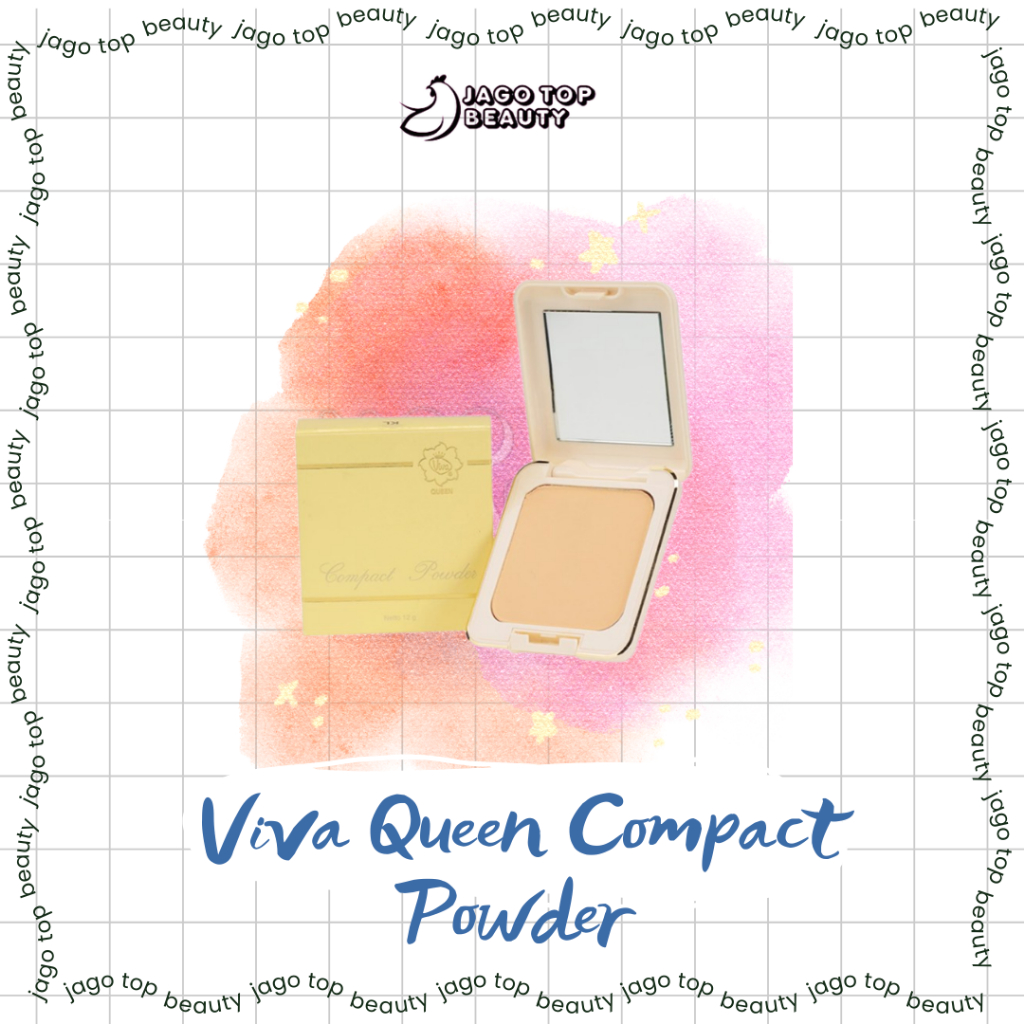 VIVA Queen Compact Powder - Bedak Padat | Natural | Kuning Langsat | Kuning Pengantin