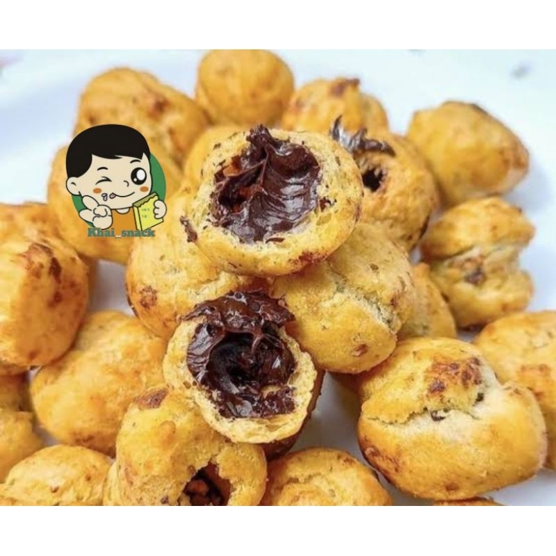 

Soes Coklat Premium / Kue Soes Coklat / Kue Wallens Coklat