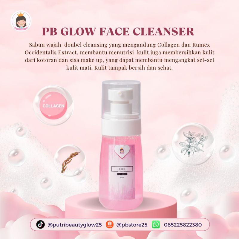 FACE CLEANSER NEW PACKAGING BY PB GLOW