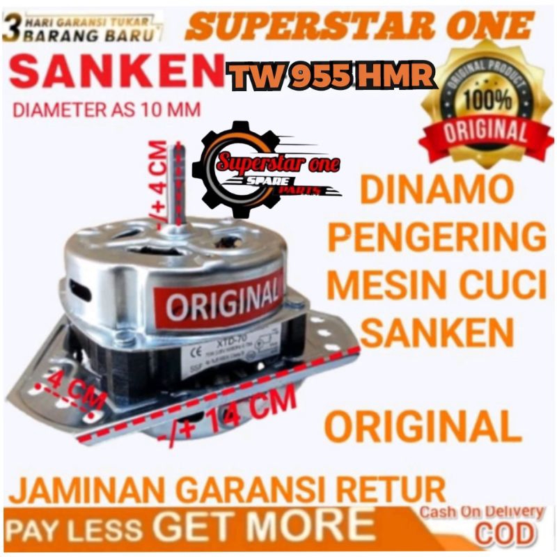 dinamo spin/pengering mesin cuci sanken TW 955 HMR/TW 978