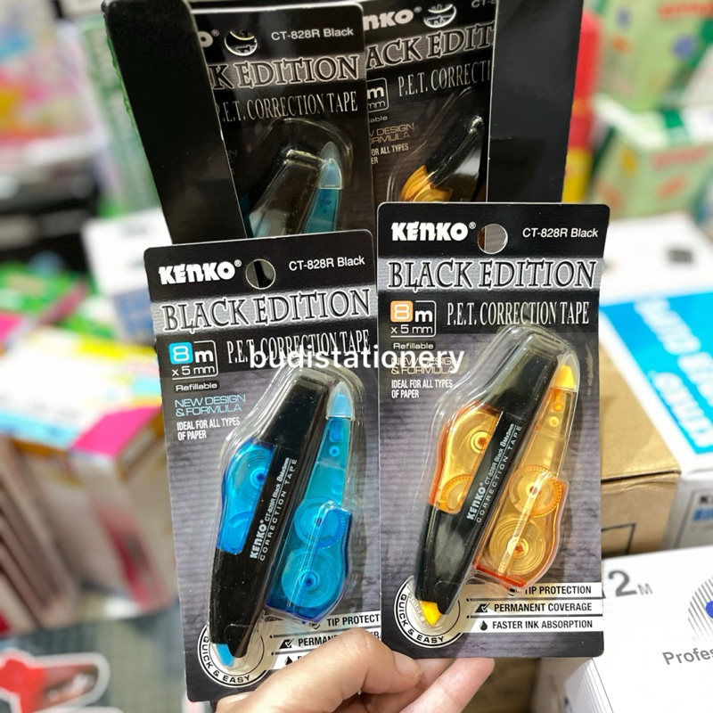 

(MIN. 3 PCS) KENKO CORRECTION TAPE CT-828R (8 M x 5 Mm) Hitam