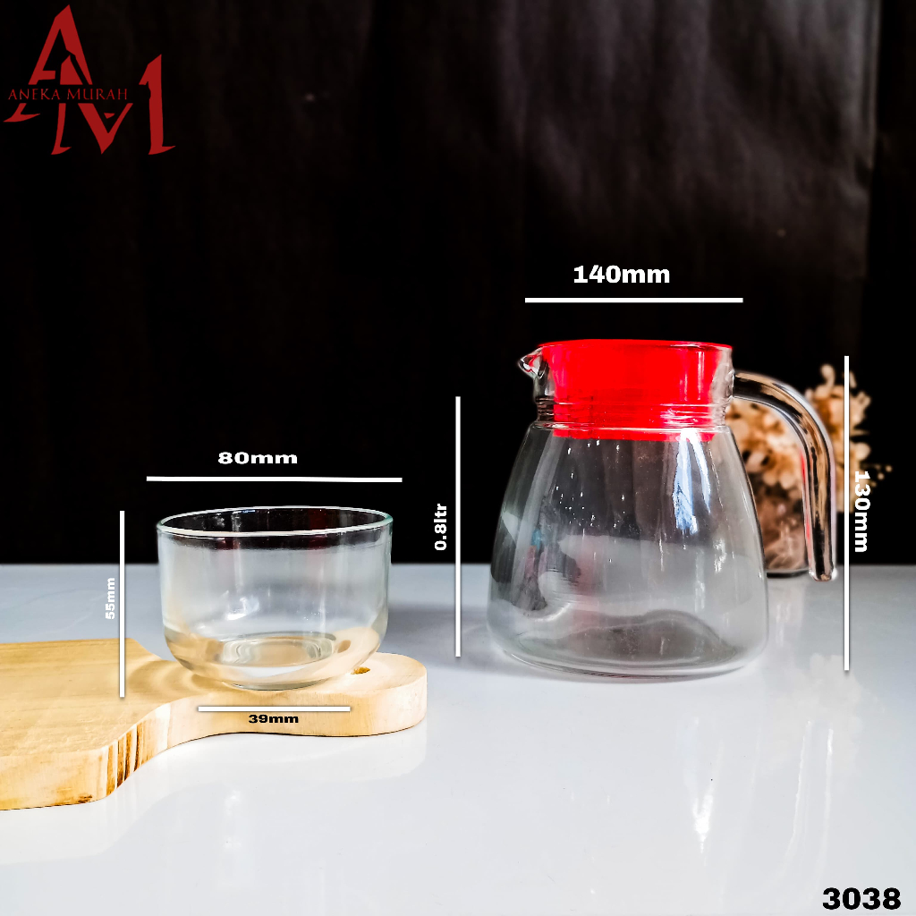 TEKO SET BULAT ISI 4 TPLS 819 4 2GB KNZ ORLEANS 800ML ( 3038 ) + FREE BUBBLE WRAP