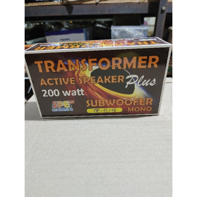 Kit speaker aktif mono plus subwoofer 200watt