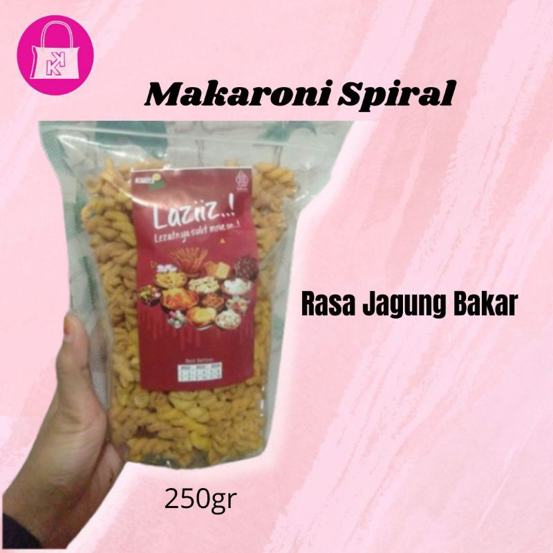 

Makaroni Spiral 250 Gram Rasa Jagung Bakar Balado Cemilan