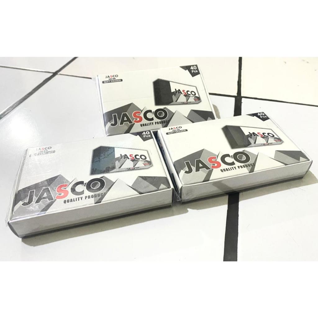 

[1 Pack / 40 Pcs] JASCO - Penghapus Karet HITAM - Kecil