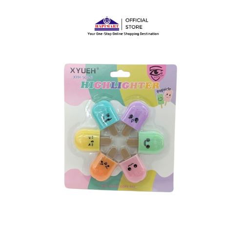 

Spidol Stabilo Mini/Pena neon/Highlighter Popslice Warna Warni set 6/4 Highlighter MULTICOLOR Highlighter Pastel Pen Diary Marker Alat Tulis Pengganti Stabilo