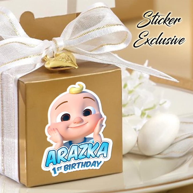 

50 STIKER / STICKER COCOMELON 2-19 UTK BAG / BENTO / SOUVENIR ULTAH ULANG TAHUN