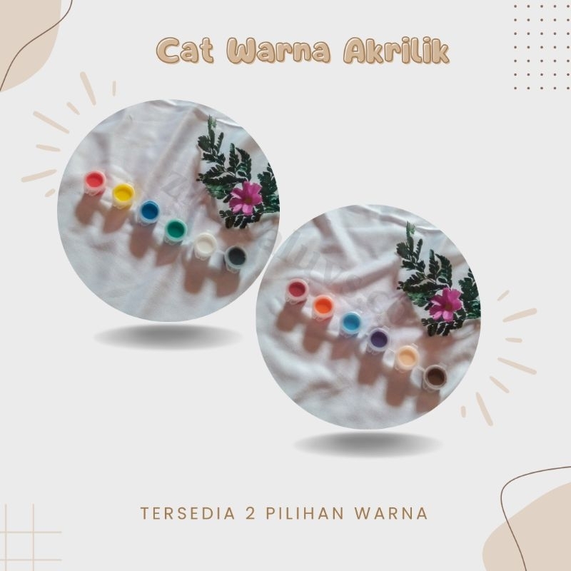 

[READY STOCK] 1 Set Cat Warna Akrilik