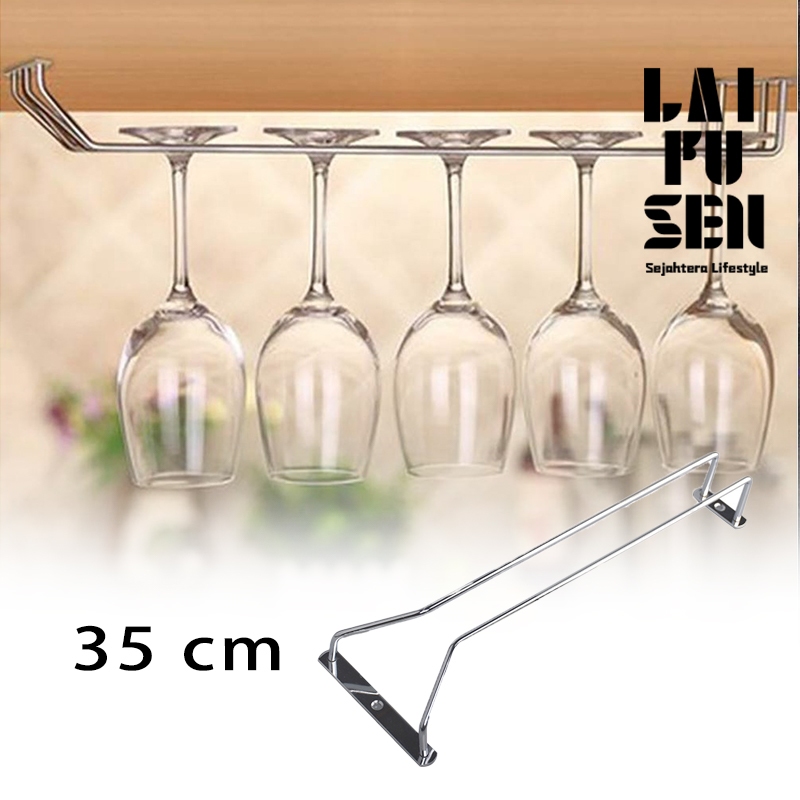 Gantungan Gelas Mini Bar Rak Gantung Gelas Untuk Bar Dan Dapur Gantungan Cangkir Estetik