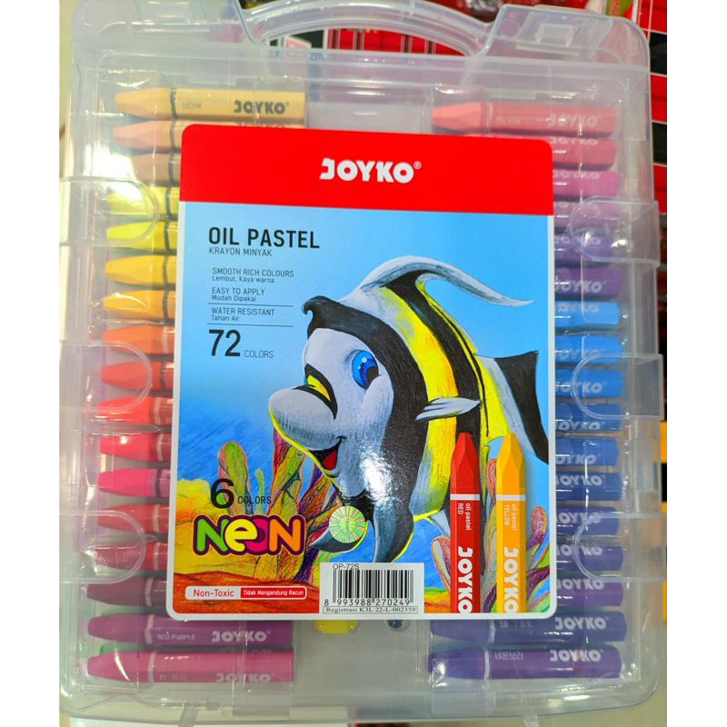 

Crayon Oil Pastel Joyko 72 Warna ( Set ) [ Original ]