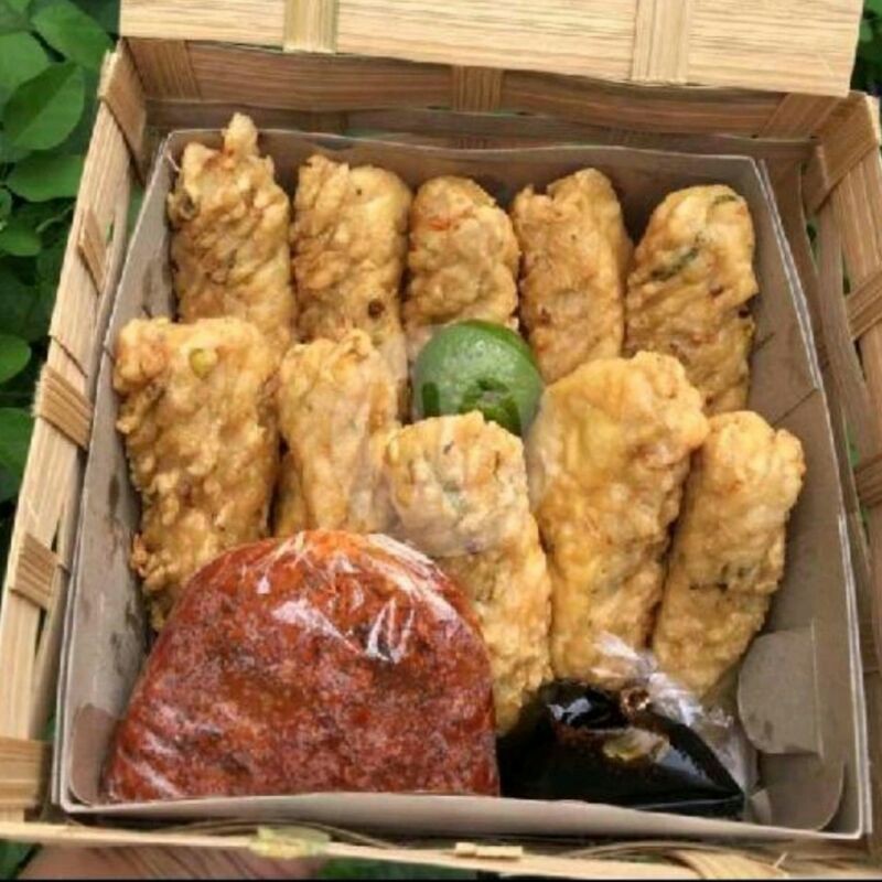 

Batagor H.ISAN isi 10 Oleh oleh jajanan Bandung batagor H.Isan