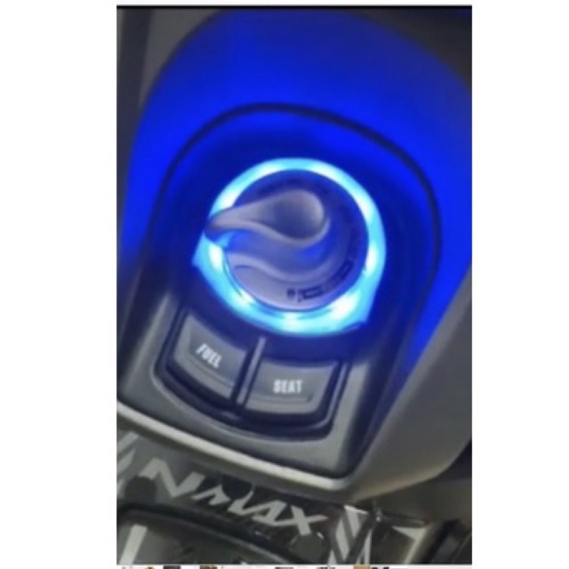 Lampu Variasi Cover Kunci Kontac LED Nyala Motor Nmax Old New Aerox Old New Vario 150 lexi xmax