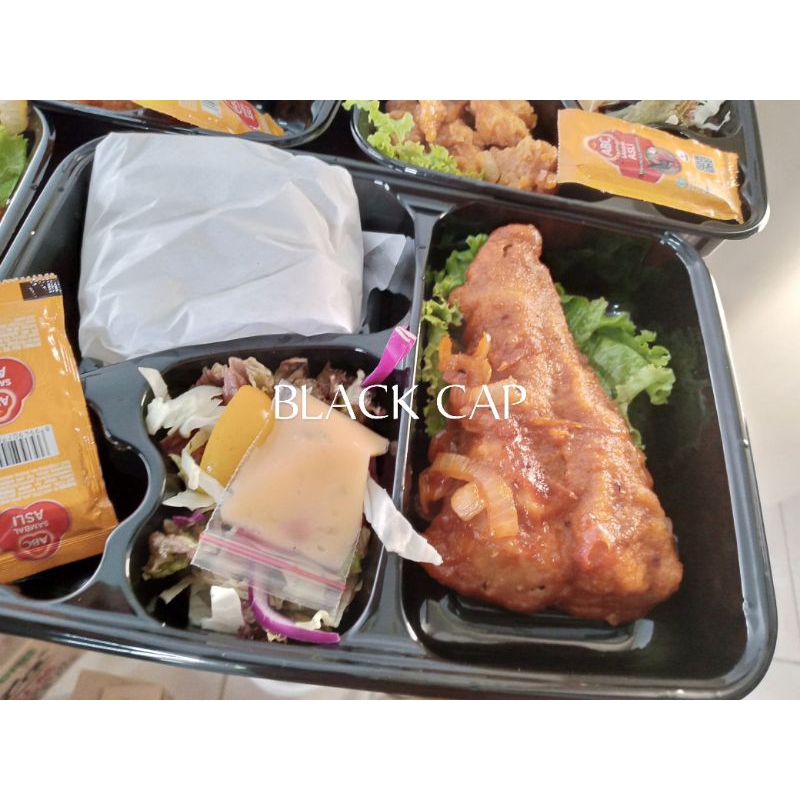 

Bento Rice Ekonomis - Black Cap